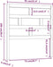 vidaXL - Hoofdbord - 81x4x100 - cm - massief - grenenhout