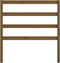 vidaXL - Hoofdbord - 81x4x100 - cm - massief - grenenhout - honingbruin