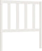 vidaXL - Hoofdbord - 81x4x100 - cm - massief - grenenhout - wit