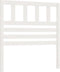 vidaXL - Hoofdbord - 81x4x100 - cm - massief - grenenhout - wit