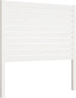 vidaXL - Hoofdbord - 81x4x100 - cm - massief - grenenhout - wit
