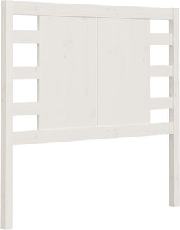 vidaXL - Hoofdbord - 81x4x100 - cm - massief - grenenhout - wit
