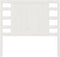 vidaXL - Hoofdbord - 81x4x100 - cm - massief - grenenhout - wit