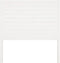 vidaXL - Hoofdbord - 81x4x100 - cm - massief - grenenhout - wit