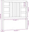 vidaXL - Hoofdbord - 81x4x100 - cm - massief - grenenhout - zwart