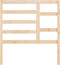 vidaXL - Hoofdbord - 81x4x104 - cm - massief - grenenhout