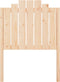 vidaXL - Hoofdbord - 81x4x110 - cm - massief - grenenhout