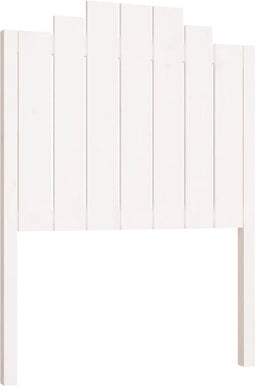 vidaXL - Hoofdbord - 81x4x110 - cm - massief - grenenhout - wit