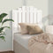 vidaXL - Hoofdbord - 81x4x110 - cm - massief - grenenhout - wit