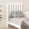 vidaXL - Hoofdbord - 81x6x101 - cm - massief - grenenhout - wit
