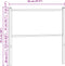vidaXL - Hoofdbord - 90 - cm - bewerkt - hout - en - staal - sonoma - eikenkleurig
