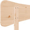 vidaXL - Hoofdbord - 90 - cm - massief - grenenhout