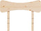 vidaXL - Hoofdbord - 90 - cm - massief - grenenhout