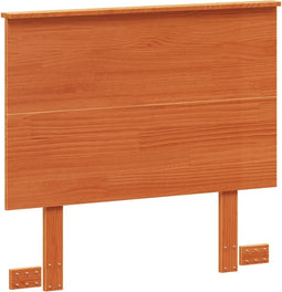 vidaXL - Hoofdbord - 90 - cm - massief - grenenhout - wasbruin