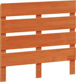 vidaXL - Hoofdbord - 90 - cm - massief - grenenhout - wasbruin