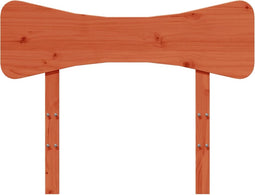 vidaXL - Hoofdbord - 90 - cm - massief - grenenhout - wasbruin