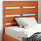 vidaXL - Hoofdbord - 90 - cm - massief - grenenhout - wasbruin