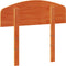 vidaXL - Hoofdbord - 90 - cm - massief - grenenhout - wasbruin