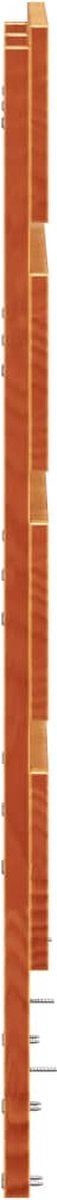 vidaXL - Hoofdbord - 90 - cm - massief - grenenhout - wasbruin