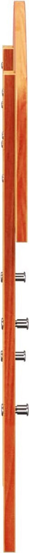 vidaXL - Hoofdbord - 90 - cm - massief - grenenhout - wasbruin