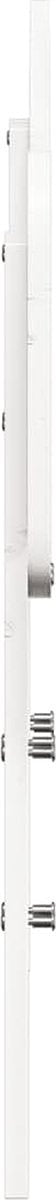 vidaXL - Hoofdbord - 90 - cm - massief - grenenhout - wit