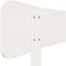 vidaXL - Hoofdbord - 90 - cm - massief - grenenhout - wit
