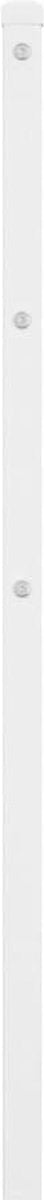 vidaXL - Hoofdbord - 90 - cm - metaal - wit