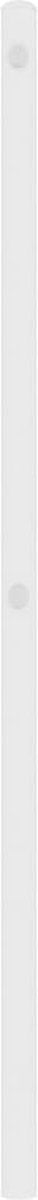 vidaXL - Hoofdbord - 90 - cm - metaal - wit
