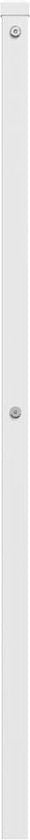 vidaXL - Hoofdbord - 90 - cm - metaal - wit