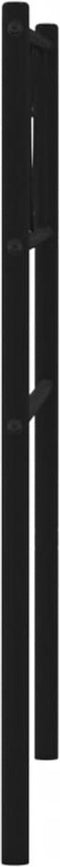 vidaXL - Hoofdbord - 90 - cm - metaal - zwart