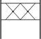 vidaXL - Hoofdbord - 90 - cm - metaal - zwart