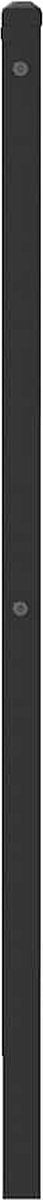 vidaXL - Hoofdbord - 90 - cm - spaanplaat - sonoma - eikenkleurig - hout - en - staal
