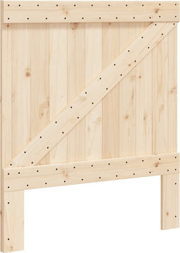 vidaXL - Hoofdbord - 90x104 - cm - massief - grenenhout