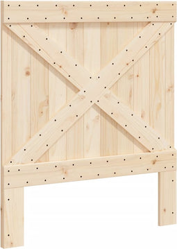 vidaXL - Hoofdbord - 90x104 - cm - massief - grenenhout