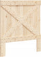 vidaXL - Hoofdbord - 90x104 - cm - massief - grenenhout
