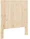vidaXL - Hoofdbord - 90x104 - cm - massief - grenenhout