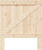 vidaXL - Hoofdbord - 90x104 - cm - massief - grenenhout