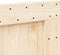 vidaXL - Hoofdbord - 90x104 - cm - massief - grenenhout