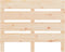 vidaXL - Hoofdbord - 90x3x80 - cm - massief - grenenhout