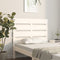 vidaXL - Hoofdbord - 90x3x80 - cm - massief - grenenhout - wit
