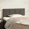 vidaXL - Hoofdbord - 90x5x78/88 - cm - fluweel - donkergrijs