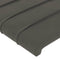 vidaXL - Hoofdbord - 90x5x78/88 - cm - fluweel - donkergrijs