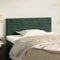 vidaXL - Hoofdbord - 90x5x78/88 - cm - fluweel - donkergroen