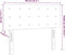 vidaXL - Hoofdbord - 90x5x78/88 - cm - fluweel - donkergroen