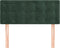vidaXL - Hoofdbord - 90x5x78/88 - cm - fluweel - donkergroen