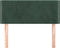 vidaXL - Hoofdbord - 90x5x78/88 - cm - fluweel - donkergroen