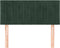 vidaXL - Hoofdbord - 90x5x78/88 - cm - fluweel - donkergroen