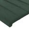 vidaXL - Hoofdbord - 90x5x78/88 - cm - fluweel - donkergroen