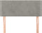 vidaXL - Hoofdbord - 90x5x78/88 - cm - fluweel - lichtgrijs