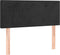 vidaXL - Hoofdbord - 90x5x78/88 - cm - fluweel - zwart